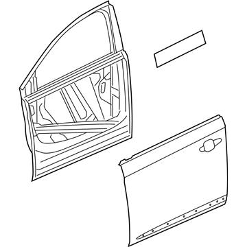 GM 22881226 Door Assembly, Front Side (Rh)