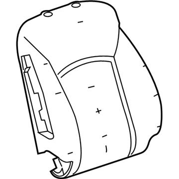 GM 23384989 Pad Assembly, Front Seat Back