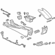 GM 22983283 Console Assembly, Front Floor *Cashmere