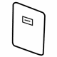 GM 10308268 Door Assembly, Rear Compartment Floor Panel Stowage Pocket *Pewter R
