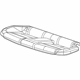 GM 23487613 Cover Assembly, Rear Seat Cushion *Jet Black