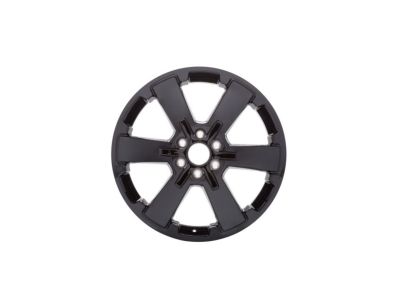 GM 19301162 22x9-Inch Aluminum 6-Spoke Wheel in Gloss Black