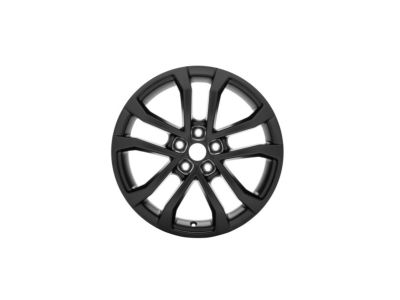 GM 17x6.5-Inch Aluminum 5-Split-Spoke Wheel in Black 19301363