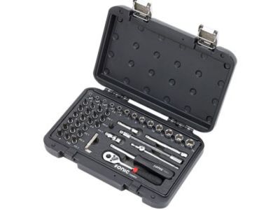 GM 19370709 46-Piece Tool Kit with 1/4-Inch Drive Socket Set in Mobile Hard Case by SONIC™ Tools