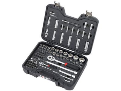 GM 19370711 94-Piece Tool Kit in 1/4-Inch and 1/2-Inch Drive Socket Set in Mobile Case by SONIC™  Tools