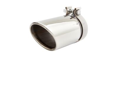 GM 22799816 6.2L Polished Stainless Steel Single Outlet Exhaust Tip