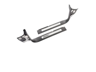 GM 22933513 Illuminated Front Door Sill Plates with Jet Black Surround and Chevrolet Script