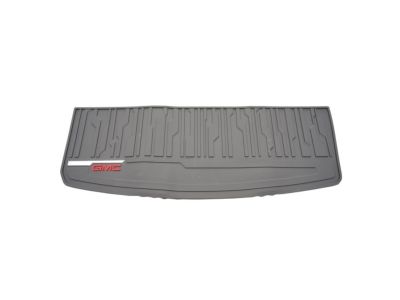 GM Premium All-Weather Cargo Area Mat in Dark Ash Gray with GMC Logo 23357005