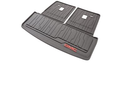 GM Integrated Cargo Liner in Jet Black with GMC Logo 23398828