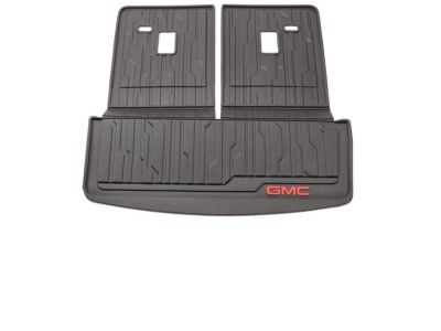 GM Integrated Cargo Liner in Jet Black with GMC Logo 23398828