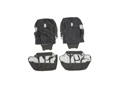 GM 84114087 Rear Seat Cover Set in Jet Black (for models with Second-Row Captain's Chairs)