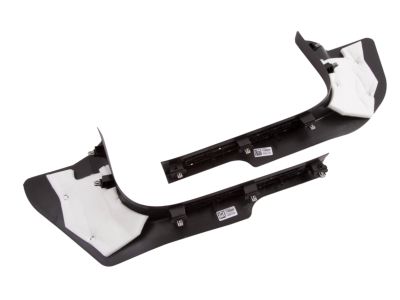 GM Front Door Sill Plates in Stainless Steel with Jet Black Surround and GMC Logo 84206399