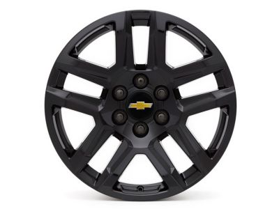 GM 20x9-Inch Aluminum 5-Split-Spoke Wheel in High Gloss Black 84253947