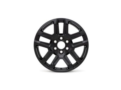 GM 84253947 20x9-Inch Aluminum 5-Split-Spoke Wheel in High Gloss Black