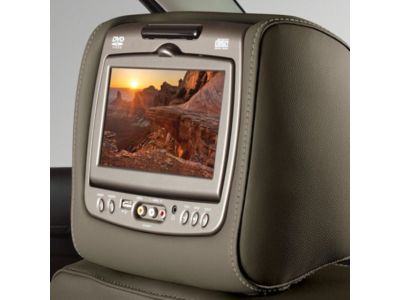 GM 84263918 Rear-Seat Entertainment System with DVD Player in Dune Vinyl with Dune Stitching