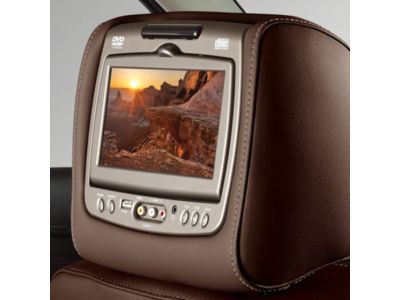 GM 84263921 Rear-Seat Entertainment System with DVD Player in Cocoa Vinyl with Dune Stitching