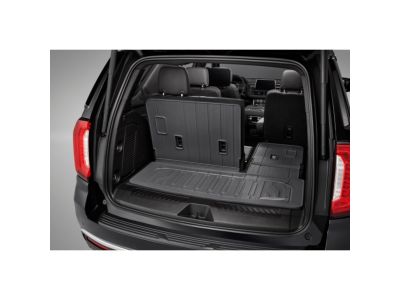GM Integrated Cargo Liner in Jet Black with GMC Logo 84445535