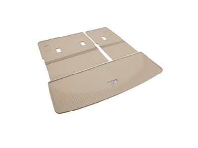GM Integrated Cargo Liner in Parchment with Cadillac Logo 84445544