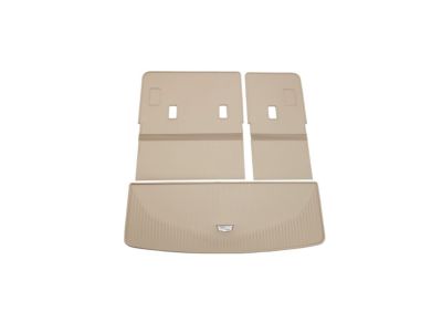 GM Integrated Cargo Liner in Parchment with Cadillac Logo 84445544