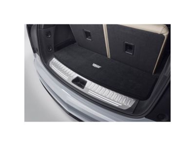 GM 84448702 Premium Carpeted Cargo Area Mat in Jet Black with Cadillac Logo