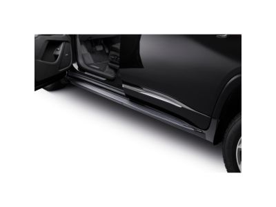 GM Molded Assist Steps in Mosaic Black Metallic with Black Step Pad 84526407