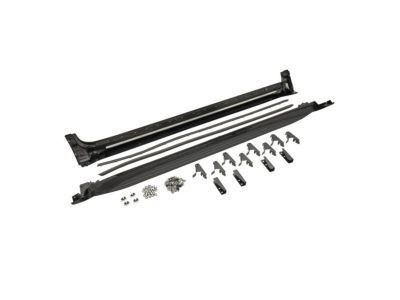 GM Molded Assist Steps in Mosaic Black Metallic with Black Step Pad 84526407