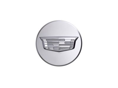 GM 84788653 Center Cap in Silver with Monochrome Cadillac Logo