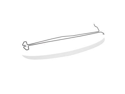 GM Flush-Mounted Spoiler Kit in Crystal White Tricoat 84830018