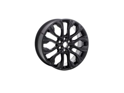 GM 84941843 20-Inch Aluminum Split-Spoke Wheel in High-Gloss Black finish
