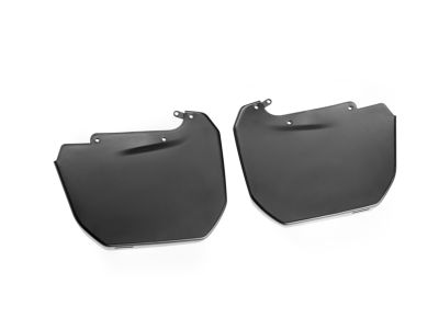 GM Rear Splash Guards Molded in Black with Bowtie Logo 84944111