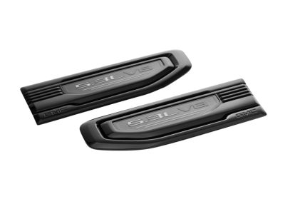 GM Sierra 5.3L V8 Fender Vent Emblems in Black 85160715