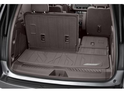 GM Integrated Cargo Liner in Very Dark Atmosphere with Chevrolet Script 85539119