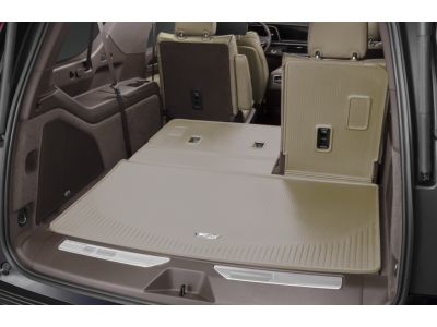 GM Integrated Cargo Liner in Parchment with Cadillac Logo 85539129