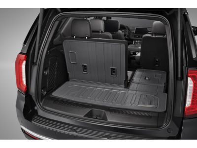 GM Integrated Cargo Liner in Jet Black with GMC Logo 85539132