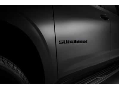 GM Suburban Emblems in Black 85593460