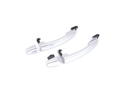 GM Front Door Handles in Silver Ice Metallic with Chrome Strip 95964711