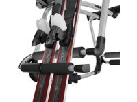 Hitch-Mounted Bicycle and Ski Carrier
