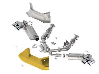 GM Corvette Cat-Back Dual-Mode Exhaust Upgrade System with Polished Stainless Tips by Borla - Associated Accessories 19431929