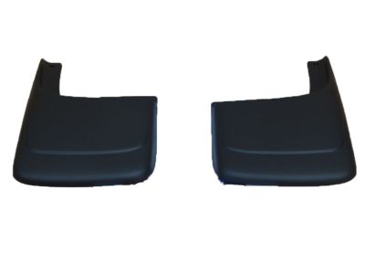 GM Rear Molded Splash Guards in Black with GMC Logo 12496341