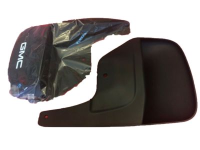 GM Front Molded Splash Guards in Black 12497606