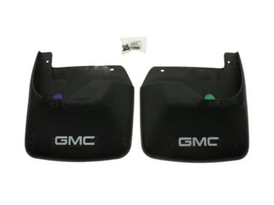 GM Rear Molded Splash Guards in Black 12497607