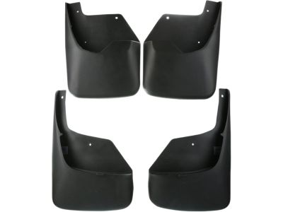 GM Rear Molded Splash Guards in Black 12497609
