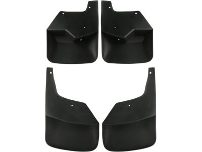 GM Rear Molded Splash Guards in Black 12497609