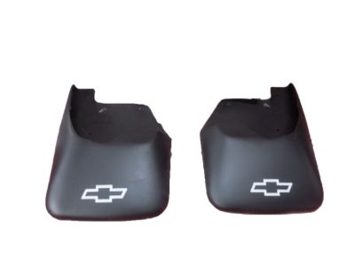 GM Rear Molded Splash Guards in Black 12497609