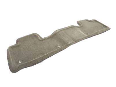 GM Floor Mats - Molded Carpet, Rear, Color:Pewter 12497656