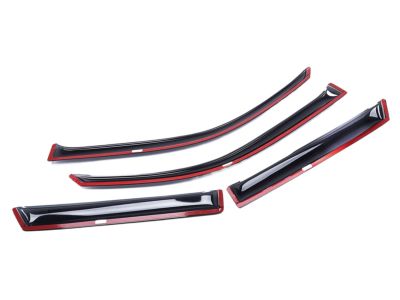 GM Side Window Weather Deflector - Front and Rear Sets,Color:Smoke 12497762