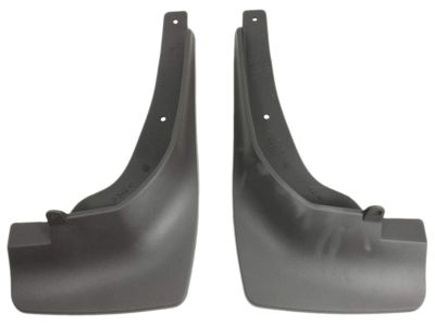 GM Splash Guards,Front Set,Note:Excludes GT Model,Gray 12498056