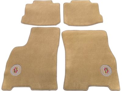 GM Floor Mats - Premium Carpet, Front and Rear 17800828