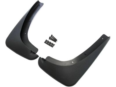 GM Splash Guards - Molded,Front Set,Color:Black 17800974