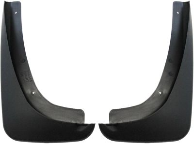 GM Splash Guards - Molded,Front Set,Color:Black 17800974